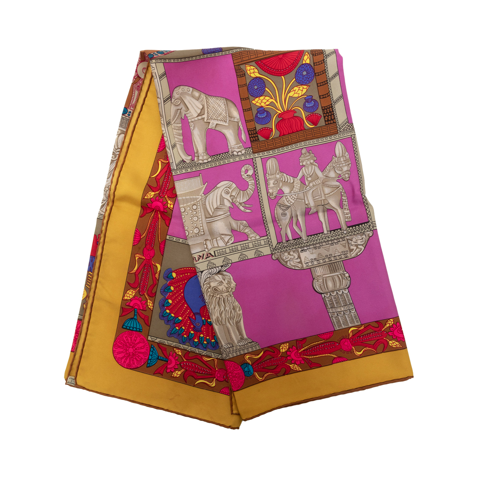 Pre-Loved Hermes Torana Silk Scarf 90